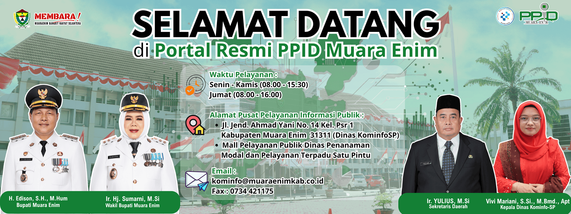 Selamat datang di Portal Resmi PPID Muara Enim